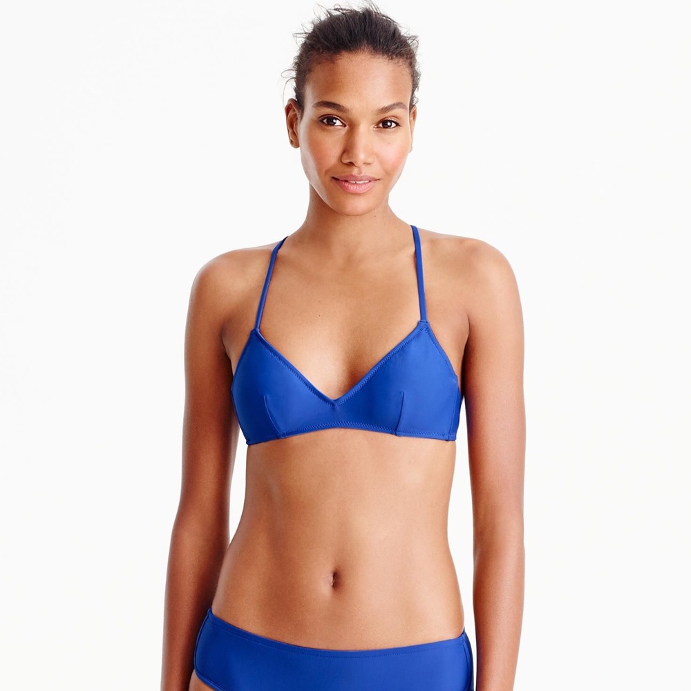 J.Crew French Cross-back Bikini Top